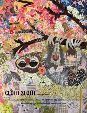 Cloth Sloth Collage Pattern