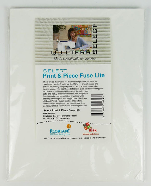 Quilters Select Print and Piece Fuse Lite