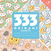 333 Origami Sheets Kawaii Kittens Designs