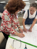 Laura Heine Collage Workshop with Cathy