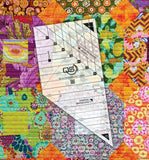 Quilter's Select Quilting Ruler Triangle/Square 3 in 1  Mini Combo Ruler