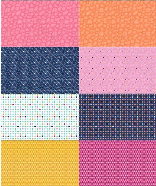 Effervescence Fat Eighth Panel Pink