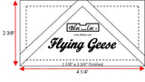 Flying Geese 1 3/8" x 2 3/4"
