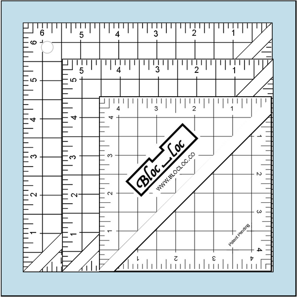 Half Square Triangle Ruler Set 2 – 5 Little Monkeys Quilting