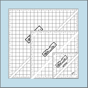 Half-Square Triangle Ruler Set #7