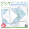 2in x 4in Flying Geese Quilt Block Foundation Pape