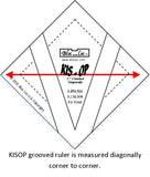 Kite in a Square On Point Ruler 2″ x 2″