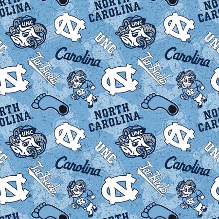 NCAA-North Carolina Tar Heels Tone on Tone Cotton