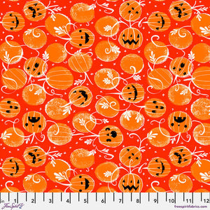 Ghostly Greetings Happy Jacks Pumpkin Orange