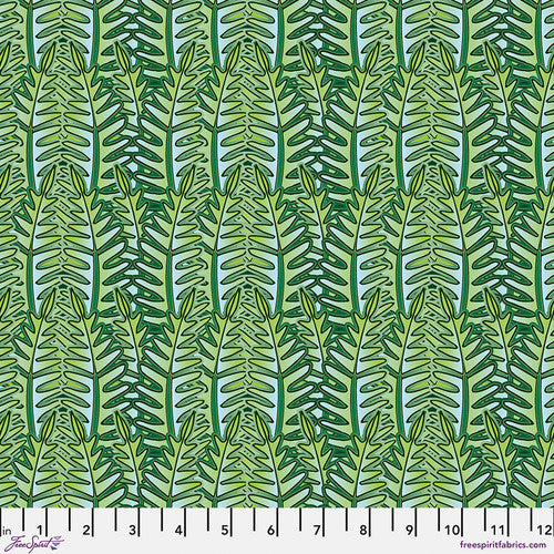 Rising Jungle - Tropical Flora Green