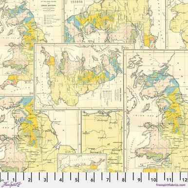 Tim Holtz Palette Yellow Map
