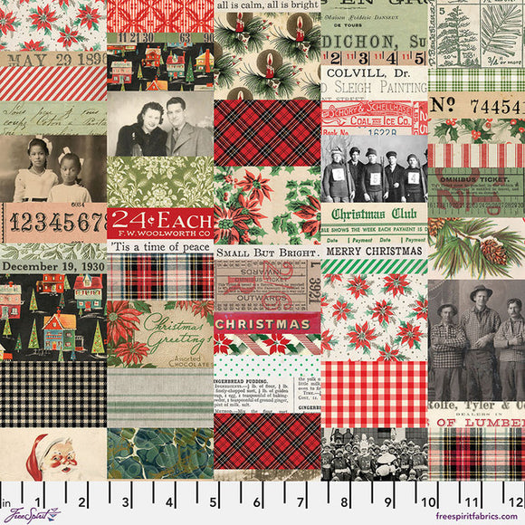 Tim Holtz Palette Christmas Collage