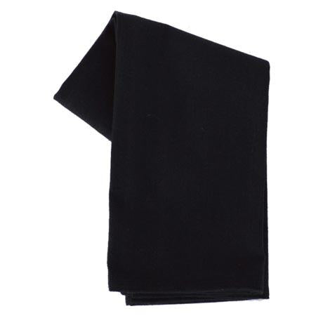 Plain Weave Black Dishtowel