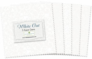 White Out 5" Squares