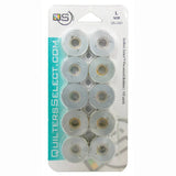 Quilters Select Bobbins Size L Prewound Bobbins