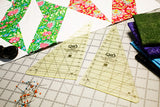 Quilter's Select Twin Set of 60 Degree Half Triangle Rulers