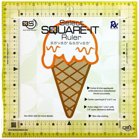 Quilters Select Square it Ruler 8-1/2in