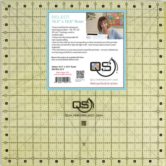 Quilter's Select Ruler 10.5 x 10.5