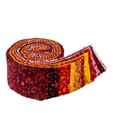 Batiks Elements Terrazzo Volcanic Rolie Polie Strip Set