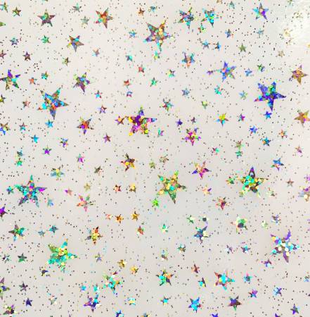 Vinyl Glitter Stars Clear