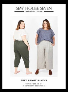 Free Range Slacks Curvy Pattern