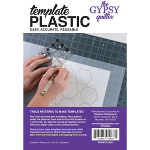 The Gypsy Quilter Template Plastic