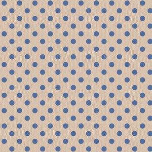 Creating Memories Woven Polkadot Blue