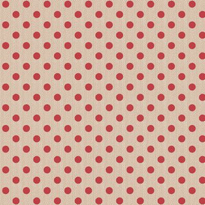 Creating Memories Woven Polkadot Red