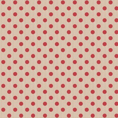 Creating Memories Woven Polkadot Red