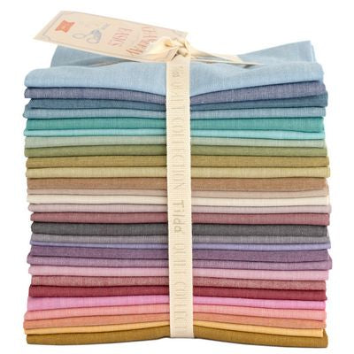 Tilda Chambray Fat Quarter Bundle 28 pieces