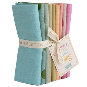 Seasonal Chambray FQB 9pc Spring Pastels