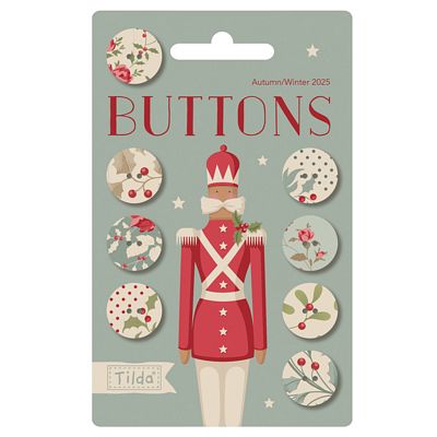 Tilda Merry Little Christmas Buttons