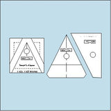 Triangle in a Square Ruler Set 1.5″ x 1.5″