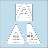 Triangle in a Square On Point Ruler Set 6″ x 6″