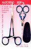 Matching Set 5in Needle Gripper & 3-1/2in Victorian Scissors