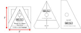 Triangle in a Square Ruler Set 1.5″ x 1.5″