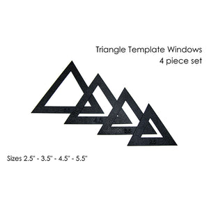 Martelli Triangle Fussy-Cut Windows 2.5"-5.5: