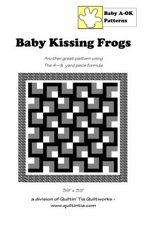 Baby Kissing Frogs Baby Quilt Pattern