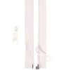 50in Separating Zipper White