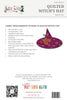 Quilted Witch's Hat Pattern
