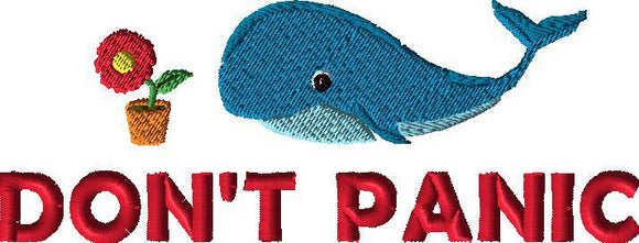Towel Day Embroidery Download