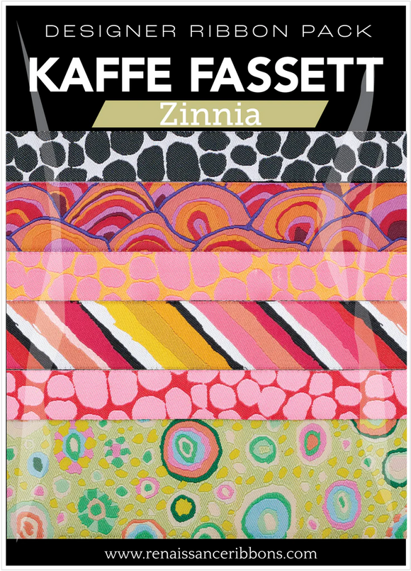 Kaffe Fassett Zinnia Designer Ribbon Pack