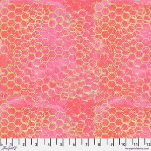 Butterfly Fields Honeycomb Pink