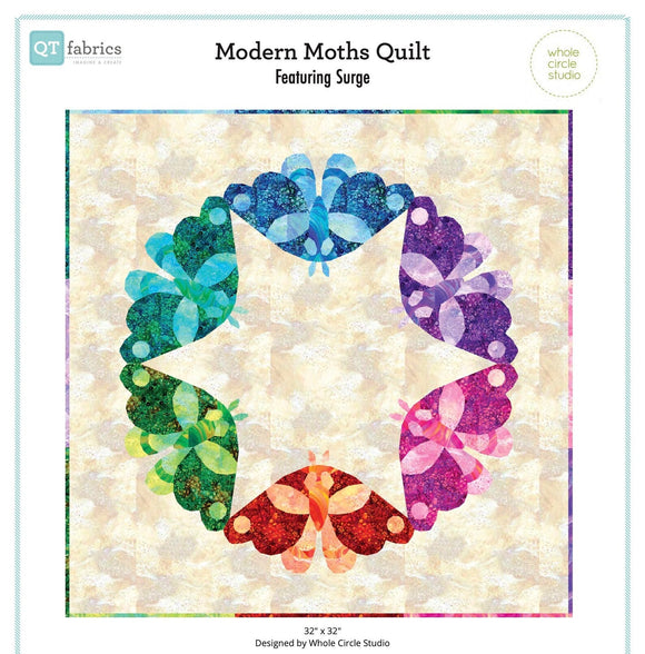 Modern Moths Surge Quilt Kit