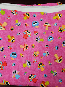 Hip Hop Mushroom Pink Flat Fold