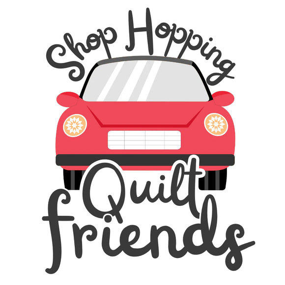 Shop Hopping Quilt Friends Sticker