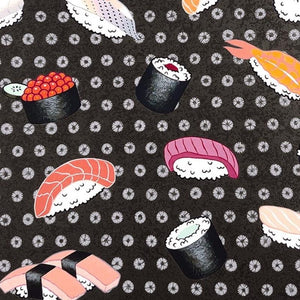 Shibori Sushi Charcoal