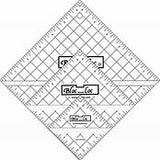 Half-Square Triangle Ruler Set #2