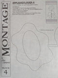 Montage Pre-Printed Stabalizer for Turned Edge Applique