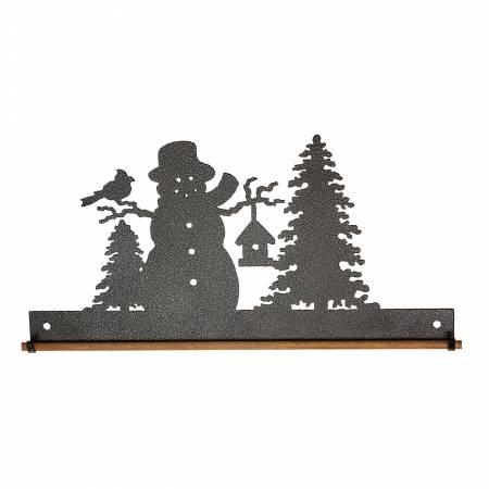 12in Frosty Snowman Holder Charcoal